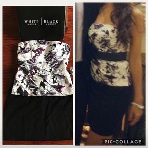 White House Black Market  Formal Top & Mini Skirt
